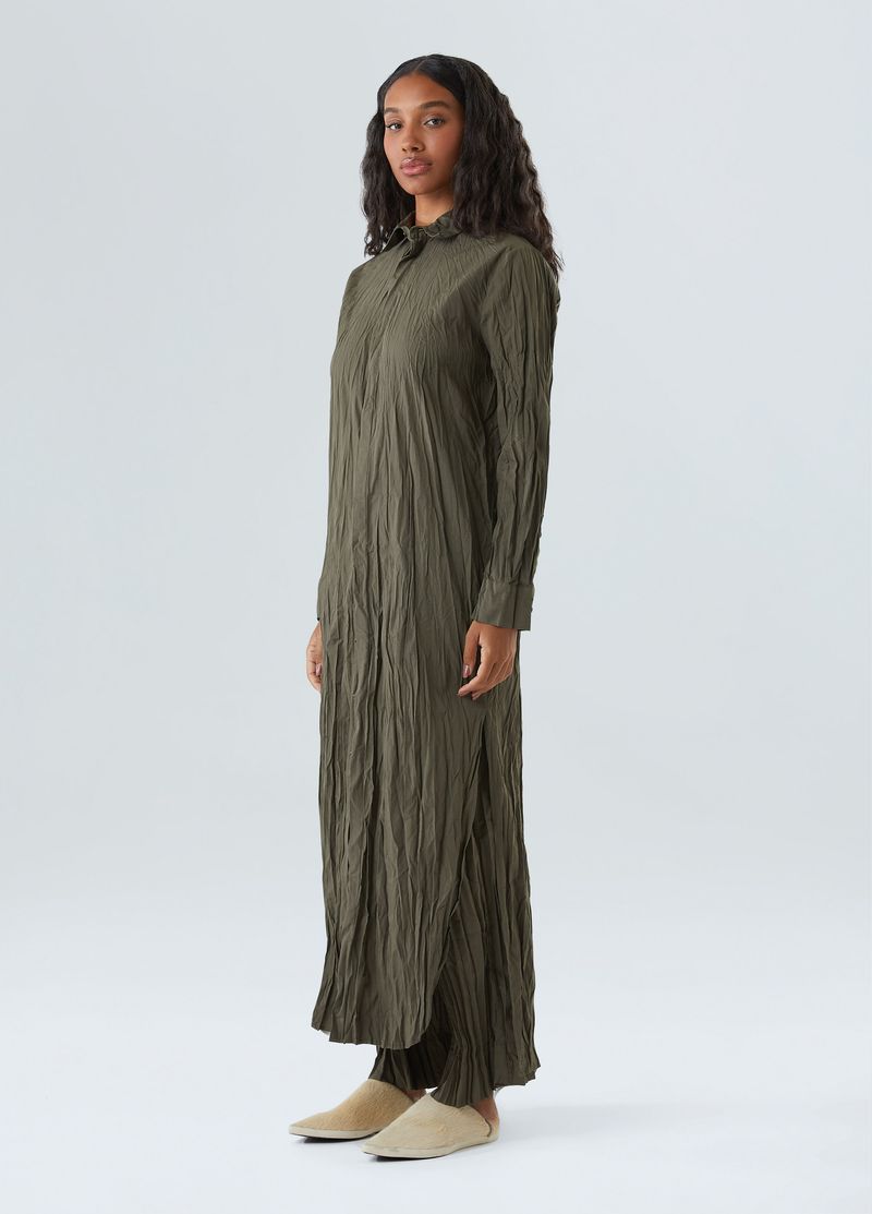 CHEMISE TRICOLINE WRINKLED LONGO