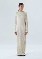 VESTIDO WRINKLED SATIN DOUBLE FACE