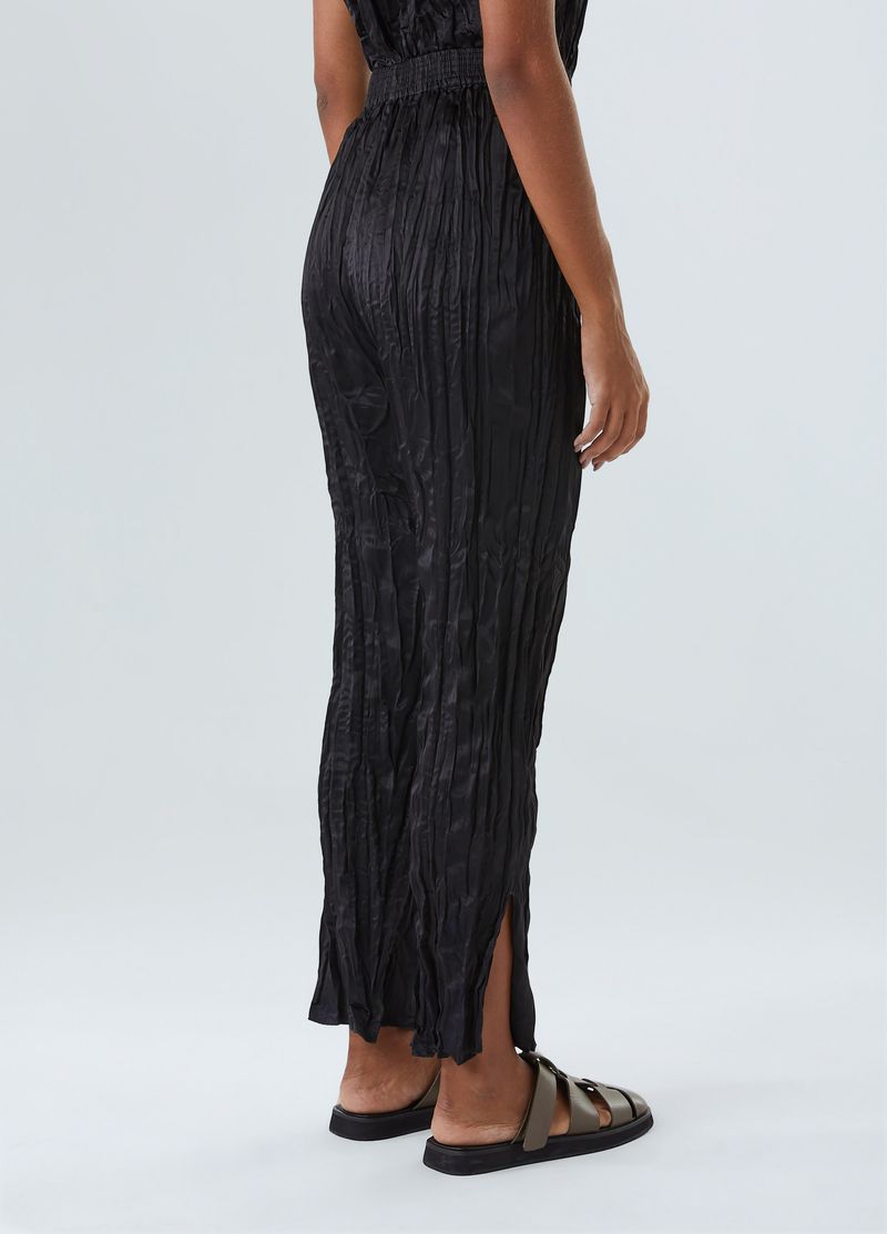 CALCA WRINKLED SATIN DOUBLE FACE