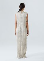 VESTIDO WRINKLED SATIN DOUBLE FACE