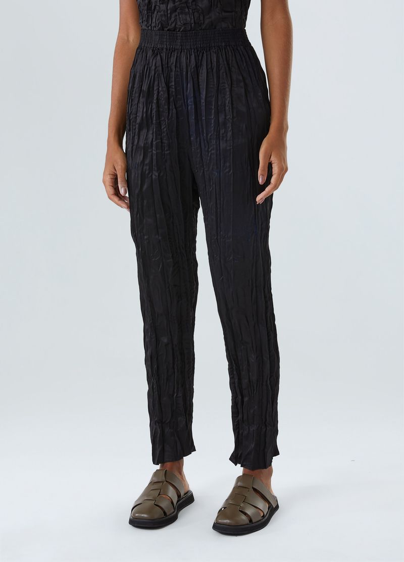 CALCA WRINKLED SATIN DOUBLE FACE