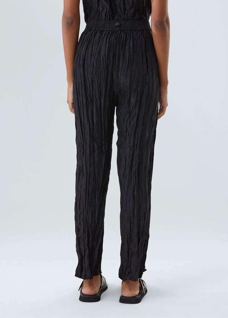 CALCA WRINKLED SATIN DOUBLE FACE