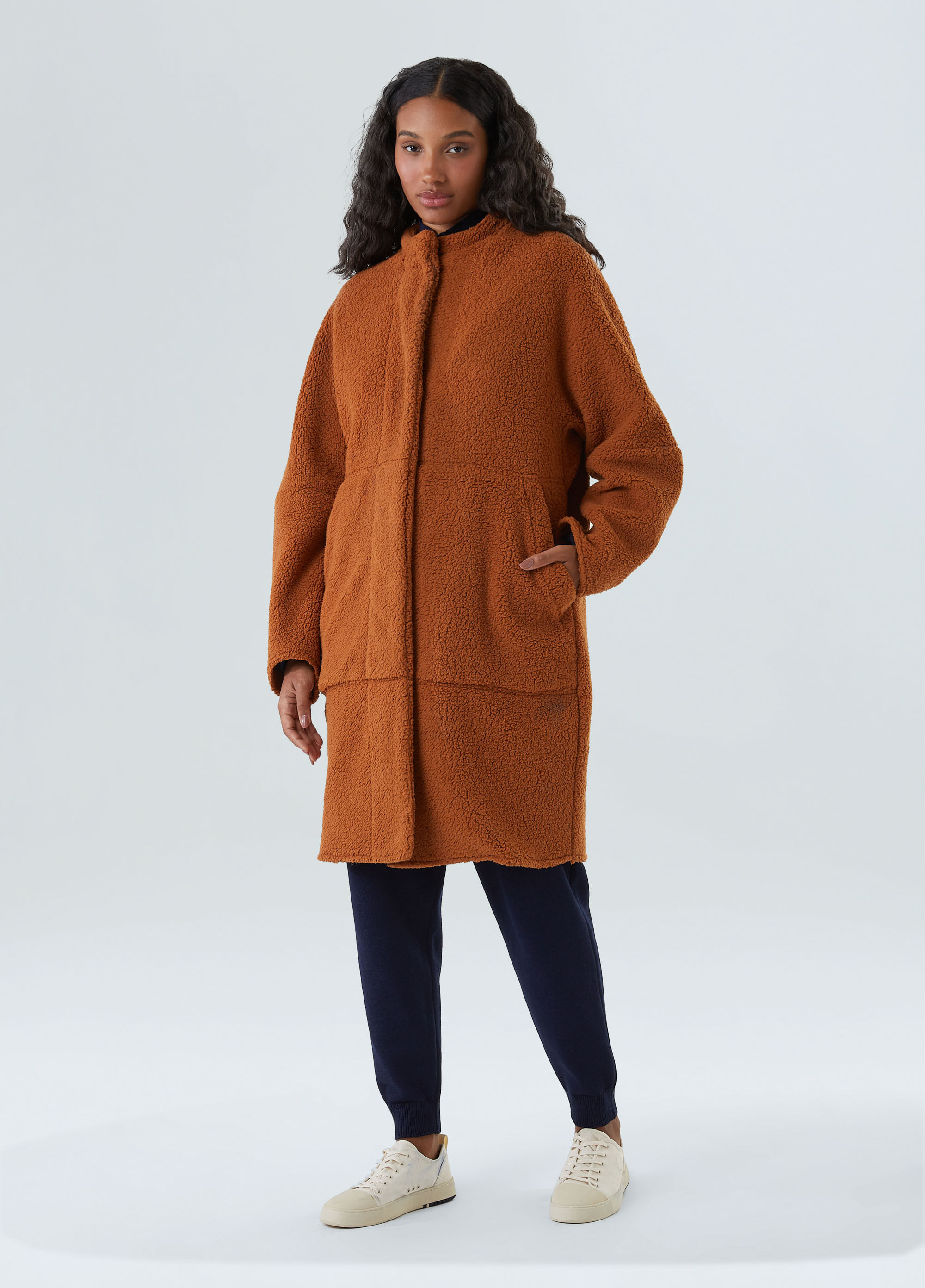 Casaco MIDI fleece double face