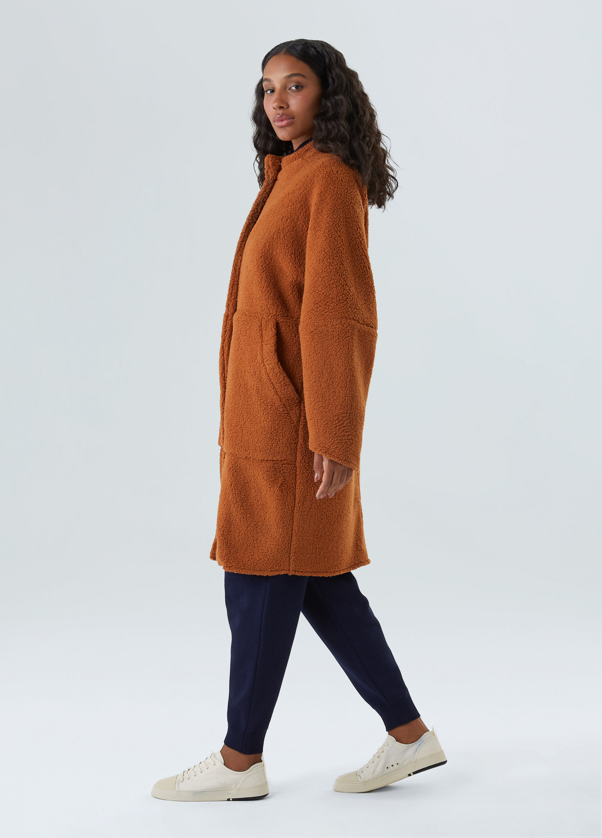 Casaco MIDI fleece double face