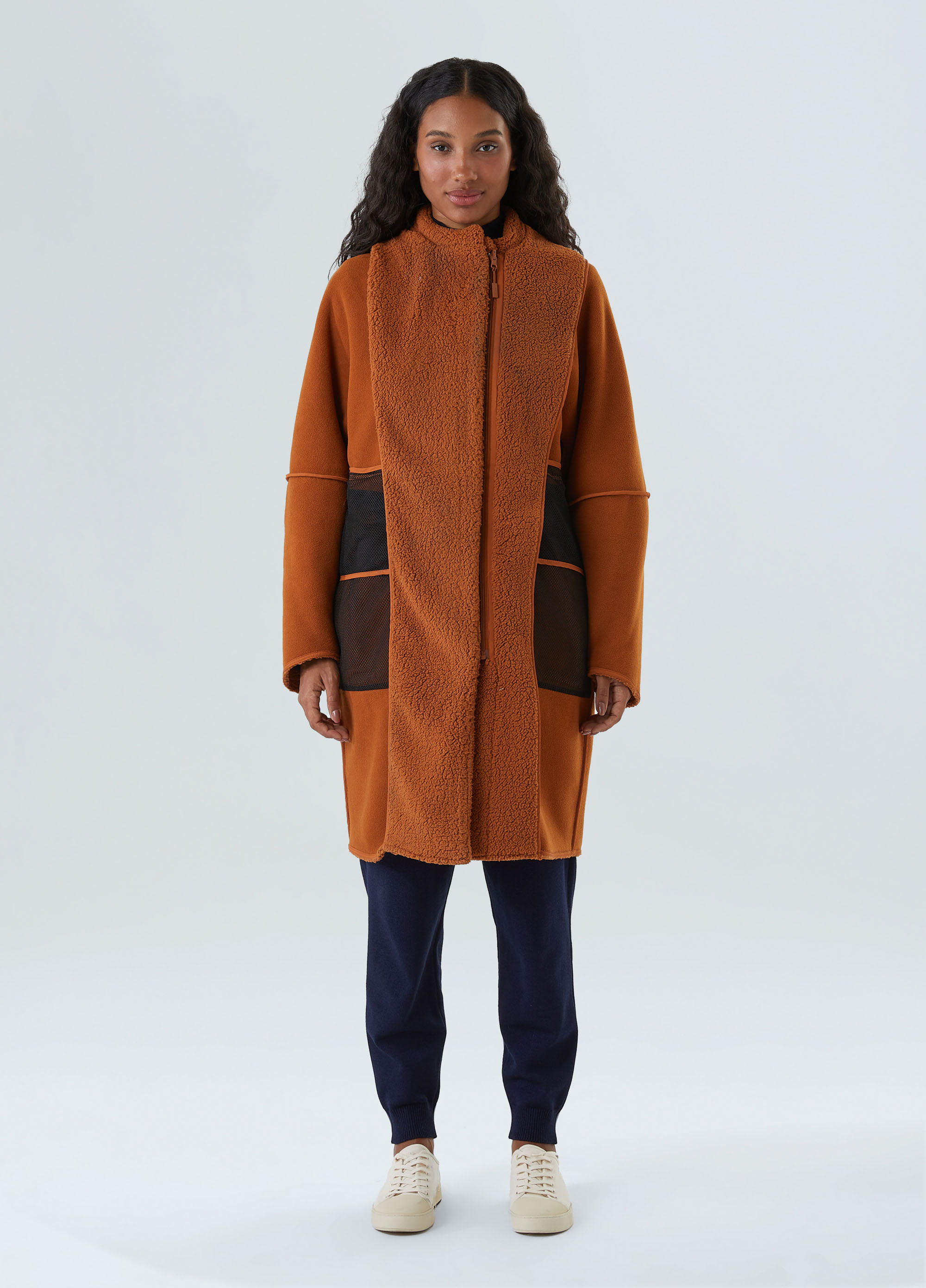Casaco MIDI fleece double face