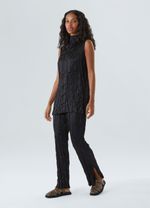 CALCA WRINKLED SATIN DOUBLE FACE