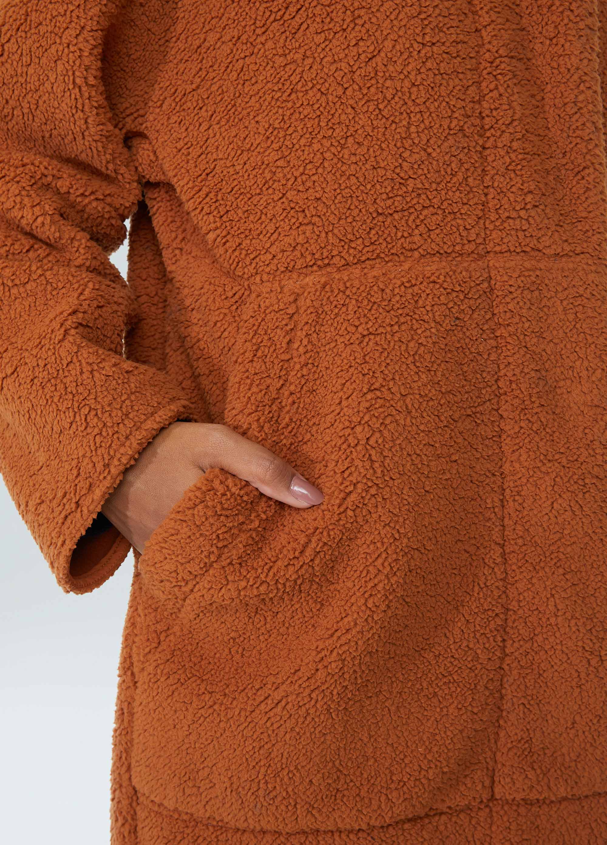 Casaco MIDI fleece double face