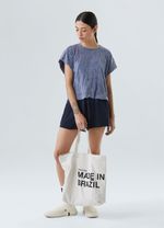 sleeveless fem wrinkle marmorizada