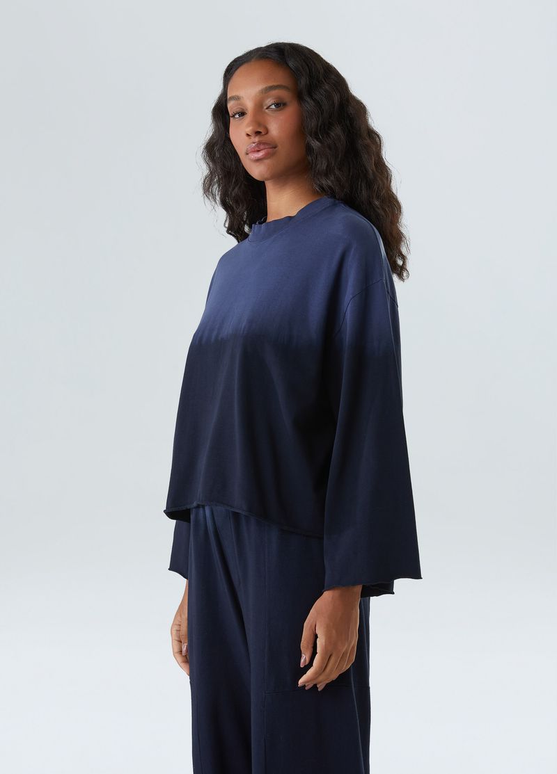 BLUSA ML TIE DYE BLUES