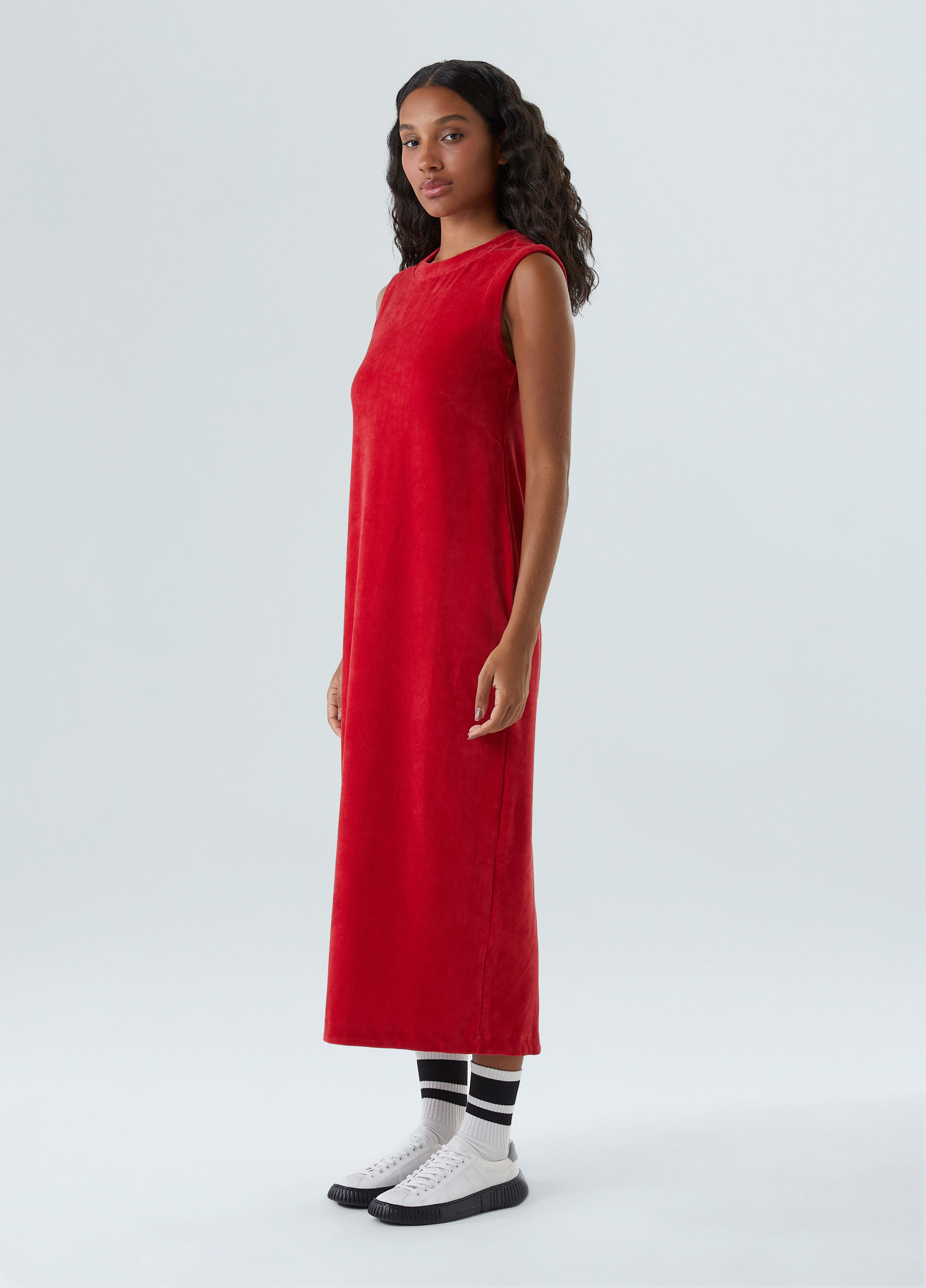 Vestido fit plush