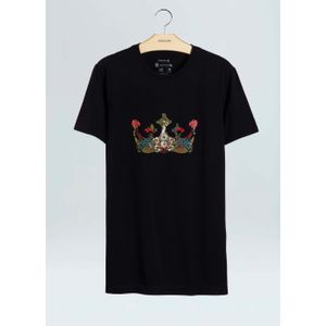 T-shirt vintage flower crown osklen