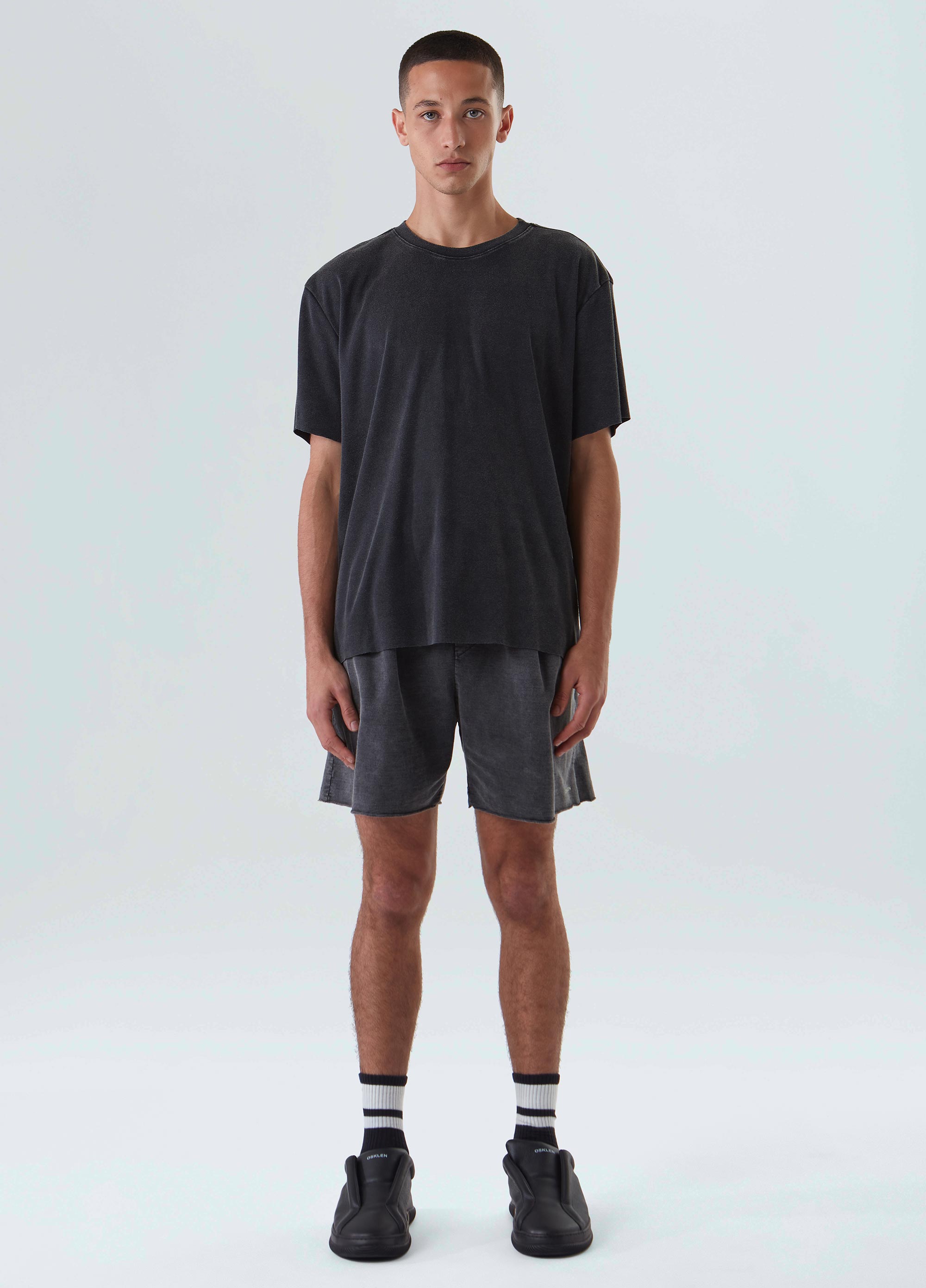 Bermuda oversize marmorizado