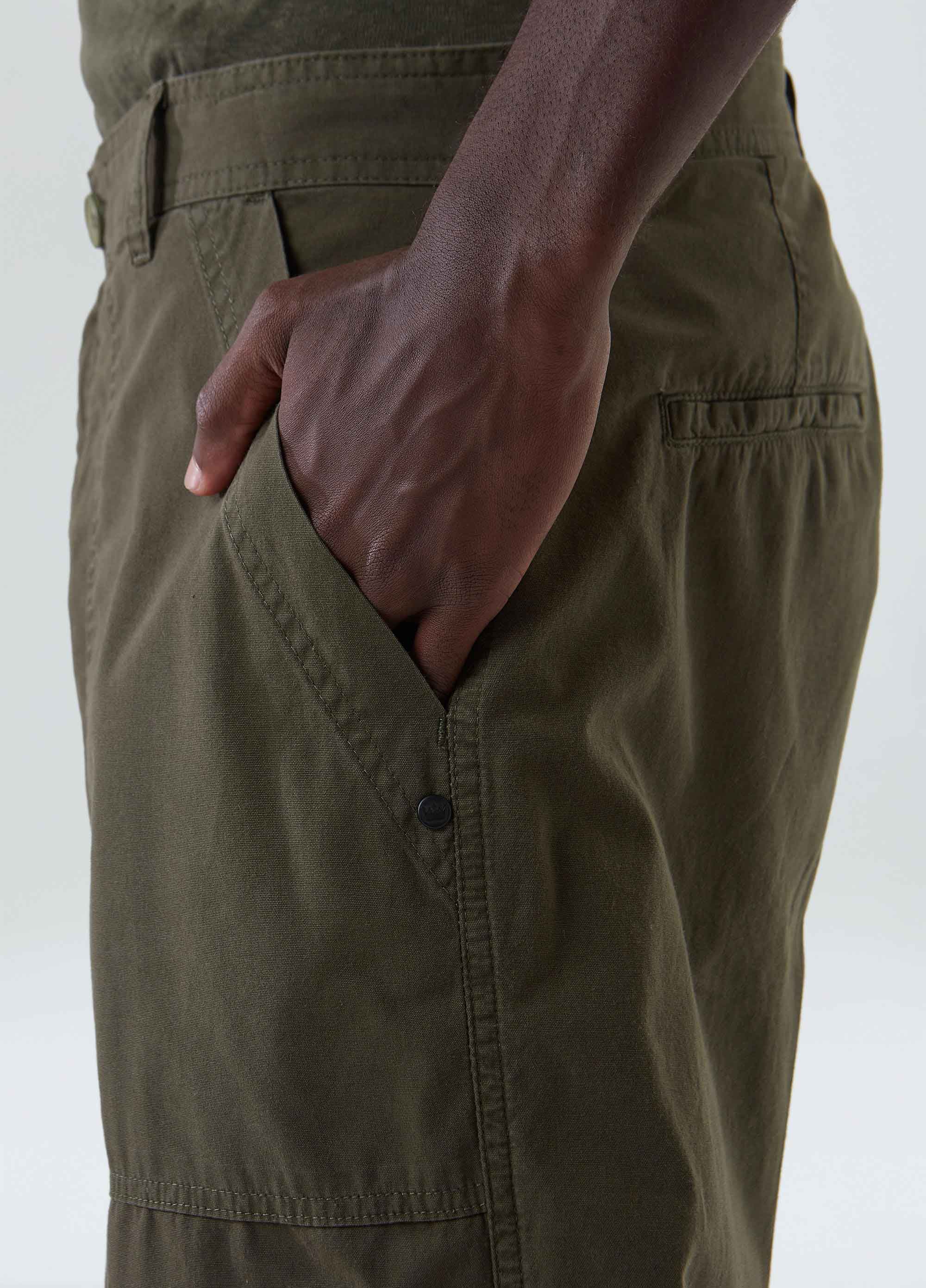 Calça twill wide