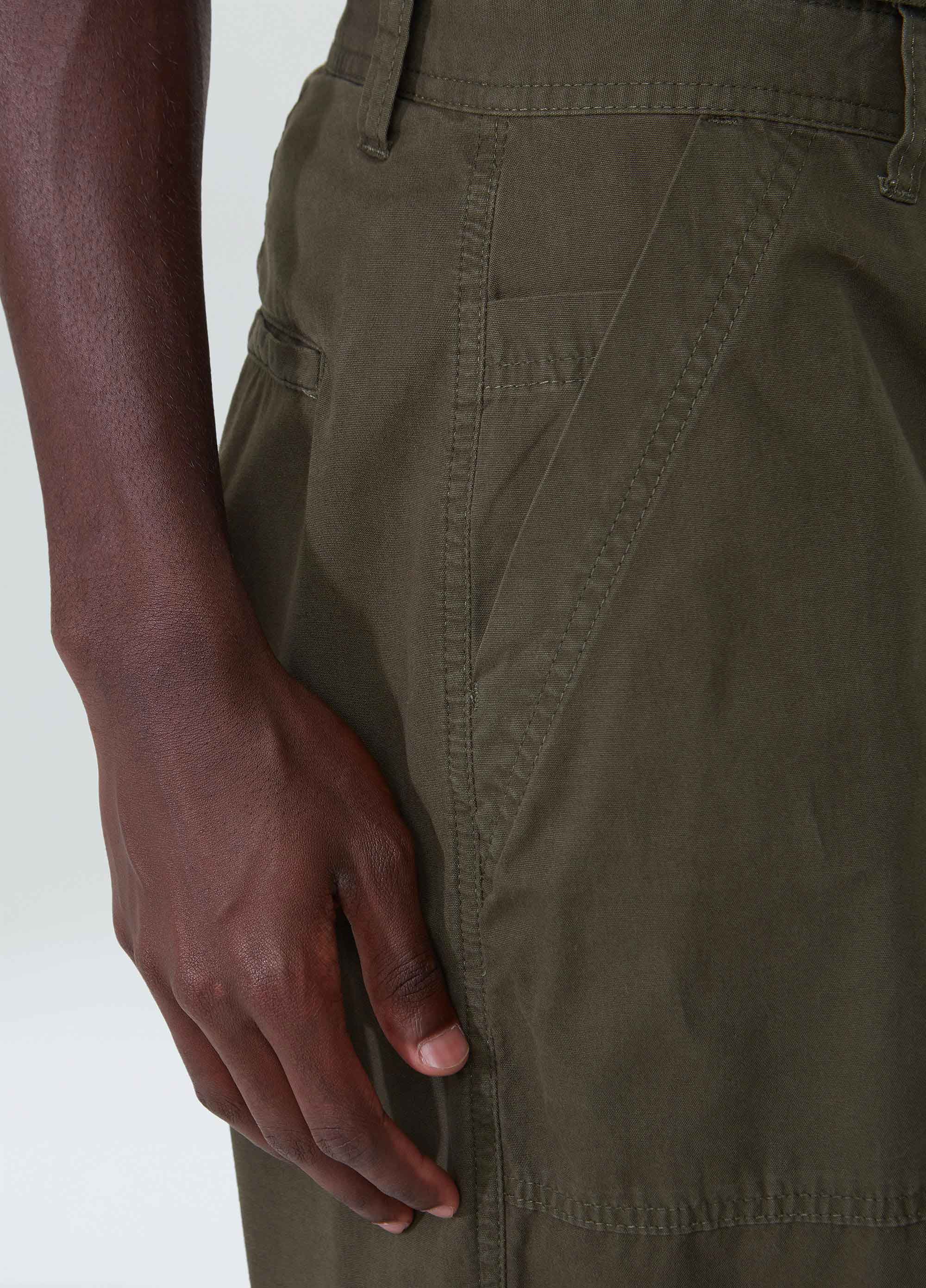 Calça twill wide