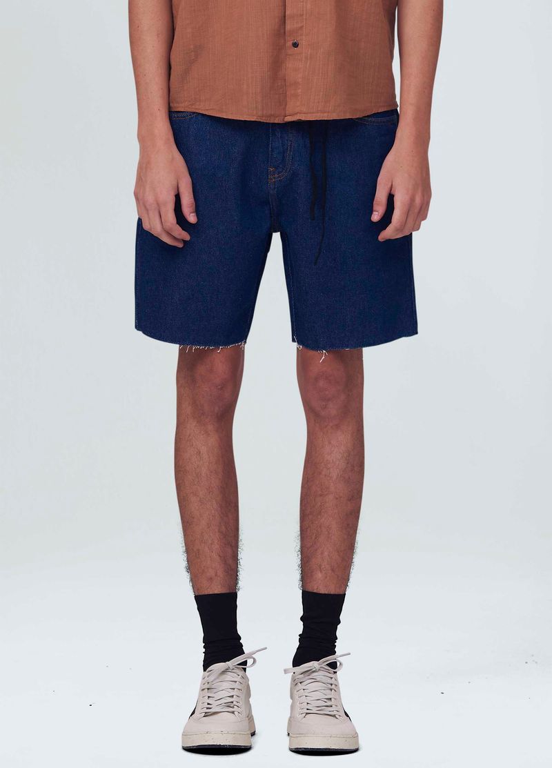 bermuda dark jeans e