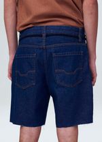 bermuda dark jeans e