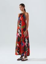 vestido abacaxi longo