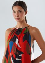vestido abacaxi longo