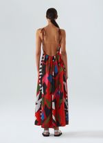 vestido abacaxi longo