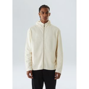 Casaco hoodie soft fuzz