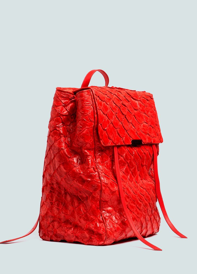 PIRARUCU SMALL BACKPACK RED