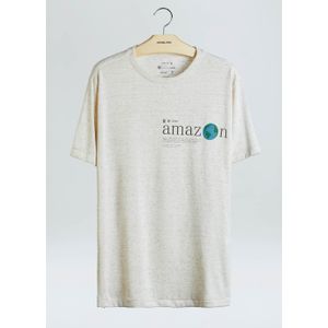 T-shirt ecoblend juta united e mc osklen masculino