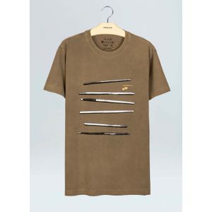 T-shirt stone drumsticks osklen masculino