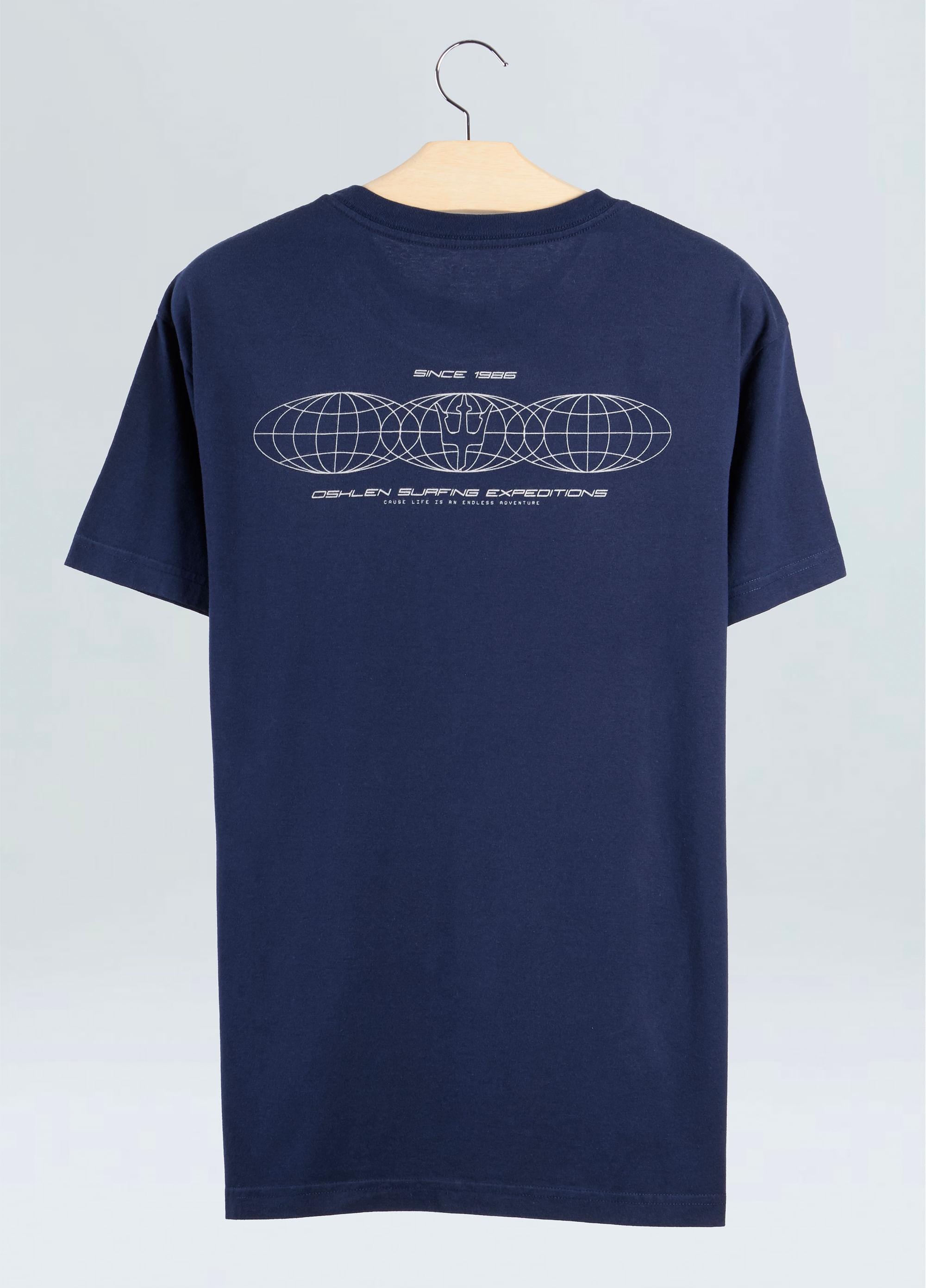 T-shirt vintage expeditions blue