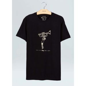 T-shirt vintage surf & jazz trumpet osklen masculino