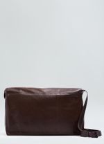 LEATHER CROSSBODY EBASICS BAG LARGE