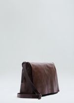 LEATHER CROSSBODY EBASICS BAG LARGE