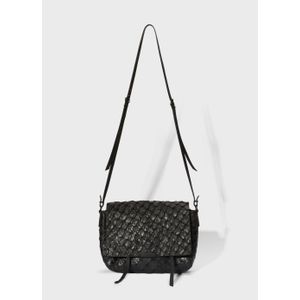 Pirarucu flap shoulder bag