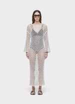 VESTIDO ML TRICOT ABERTO