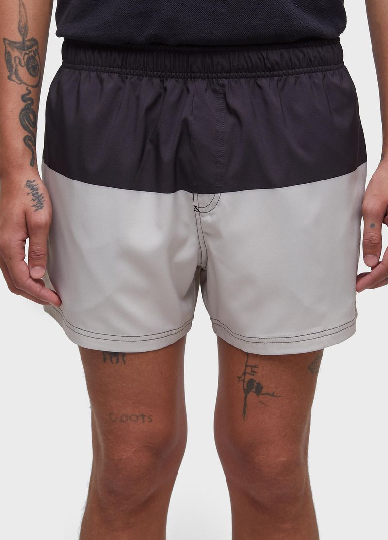 BEACH SHORT BICOLOR BRASAO