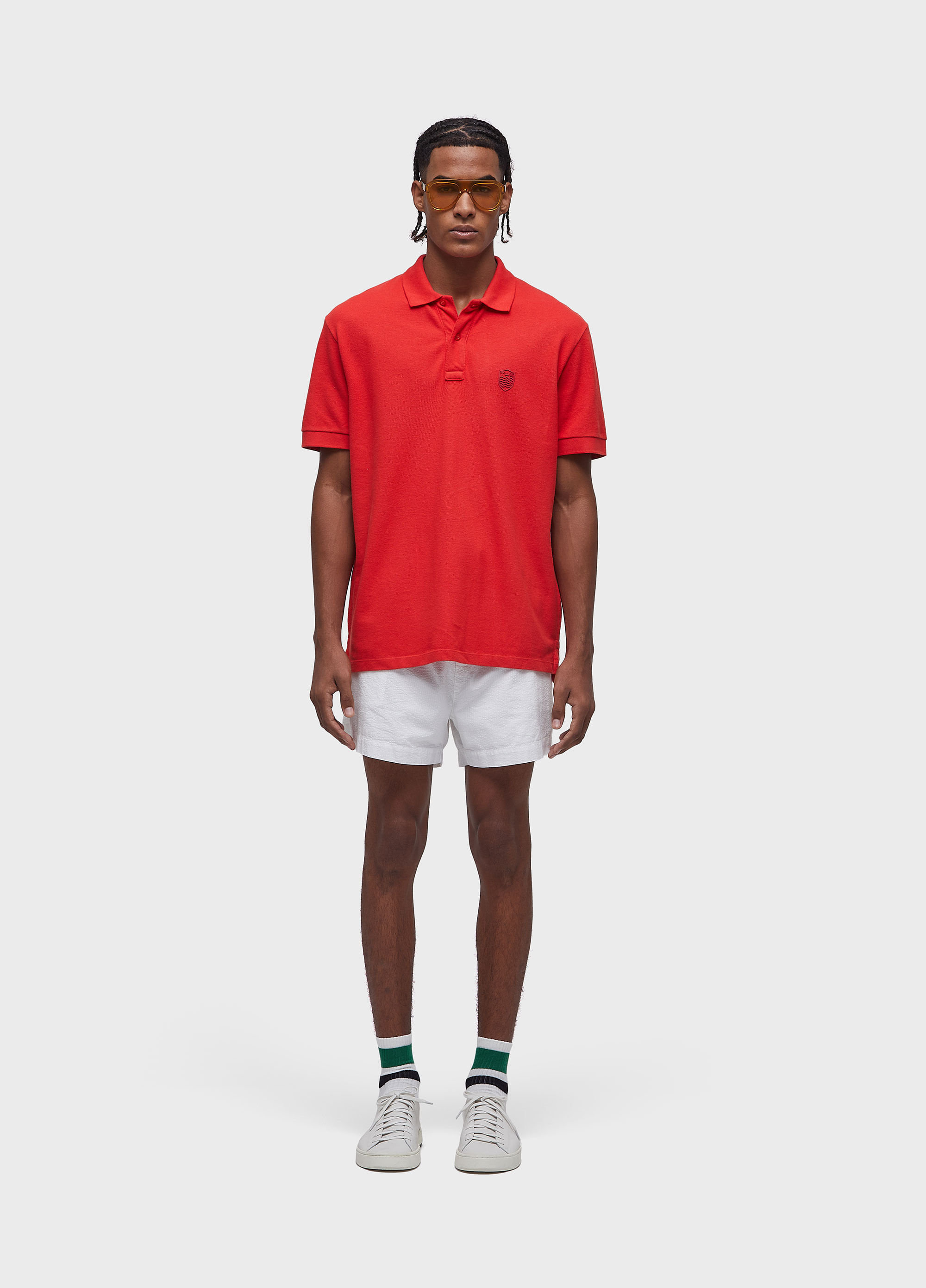 Polo Masc Brasao Embossed Color Mc