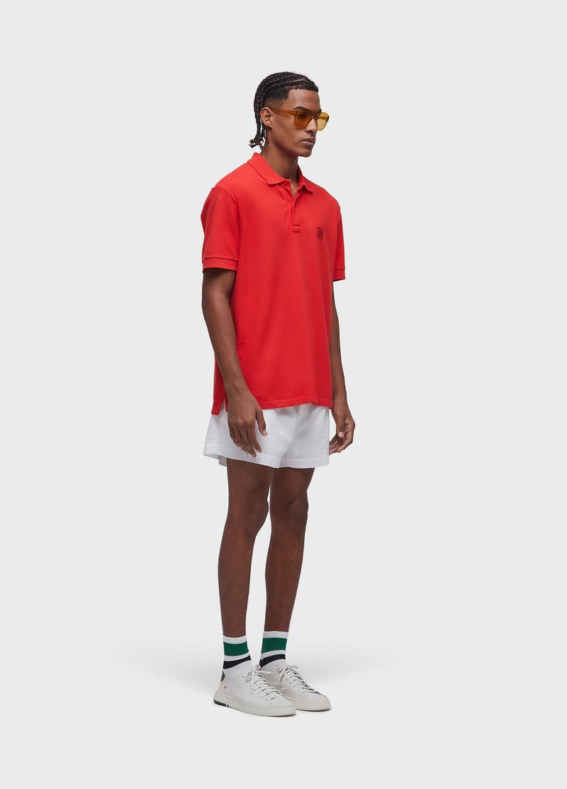 Polo Masc Brasao Embossed Color Mc