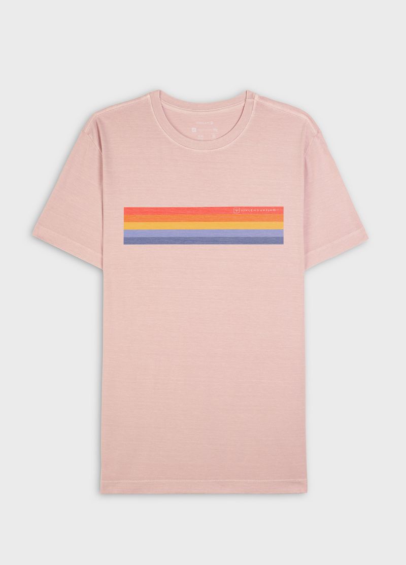 Tshirt Slim Stone Sunset Stripes