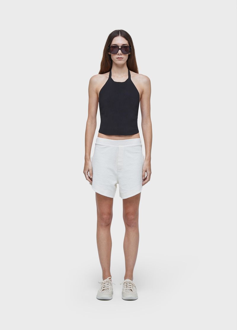 SHORT MALHA CANELADO RUSTICO