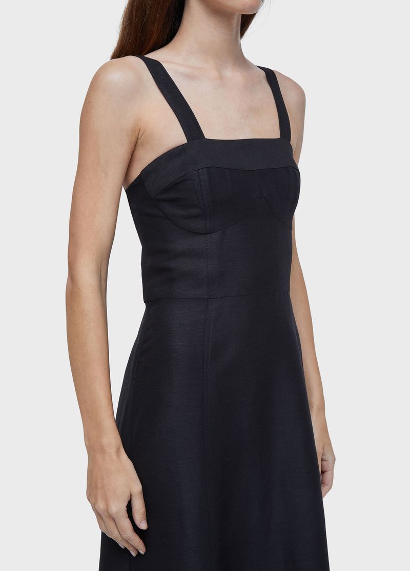 VESTIDO RECORTES BOJO