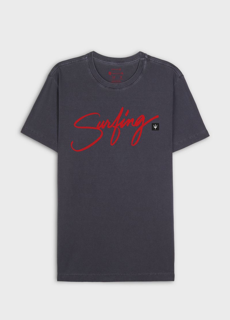 Tshirt Slim Stone Surfing Caligrafia