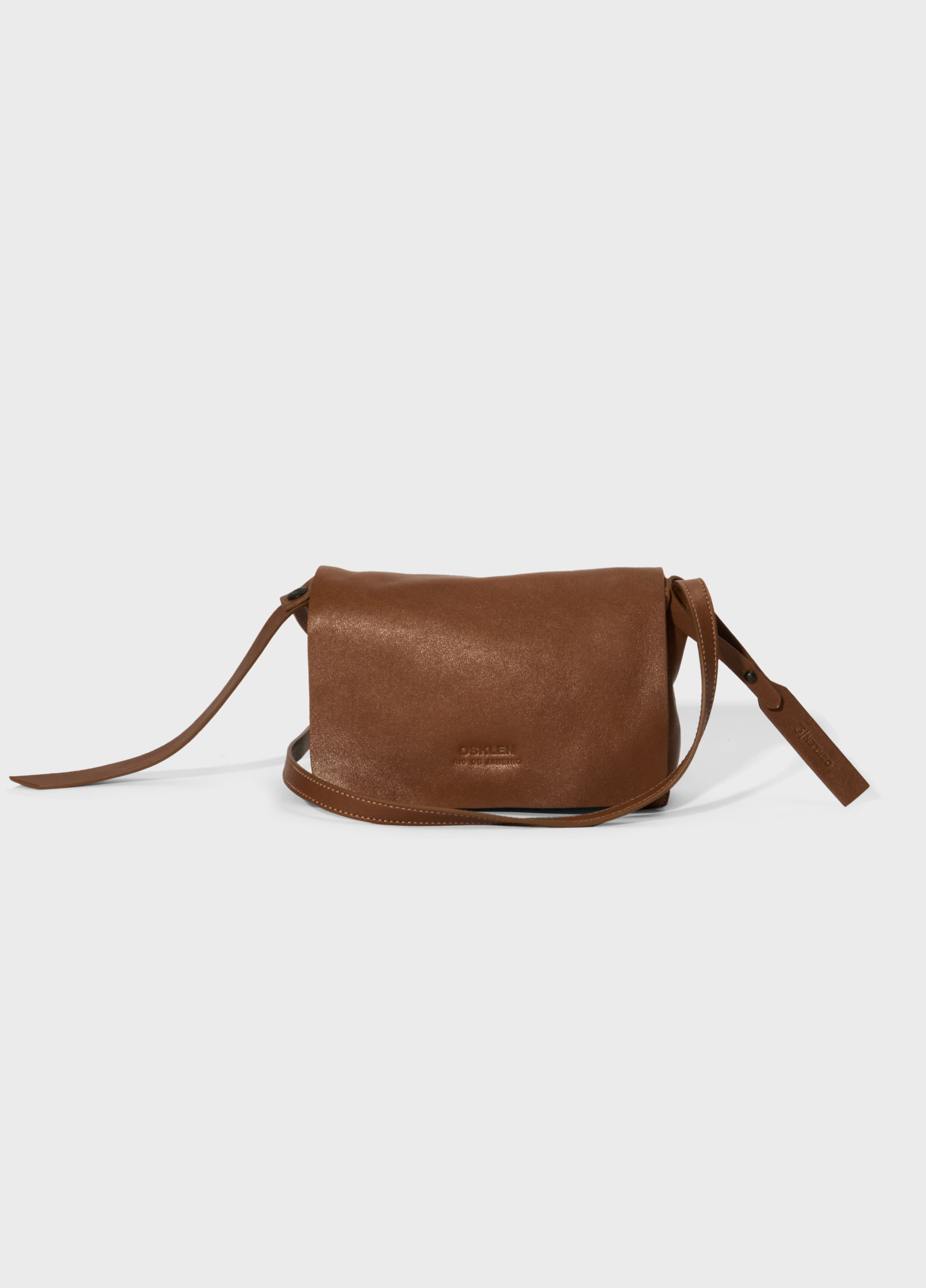 Mini leather crossbody e-basics