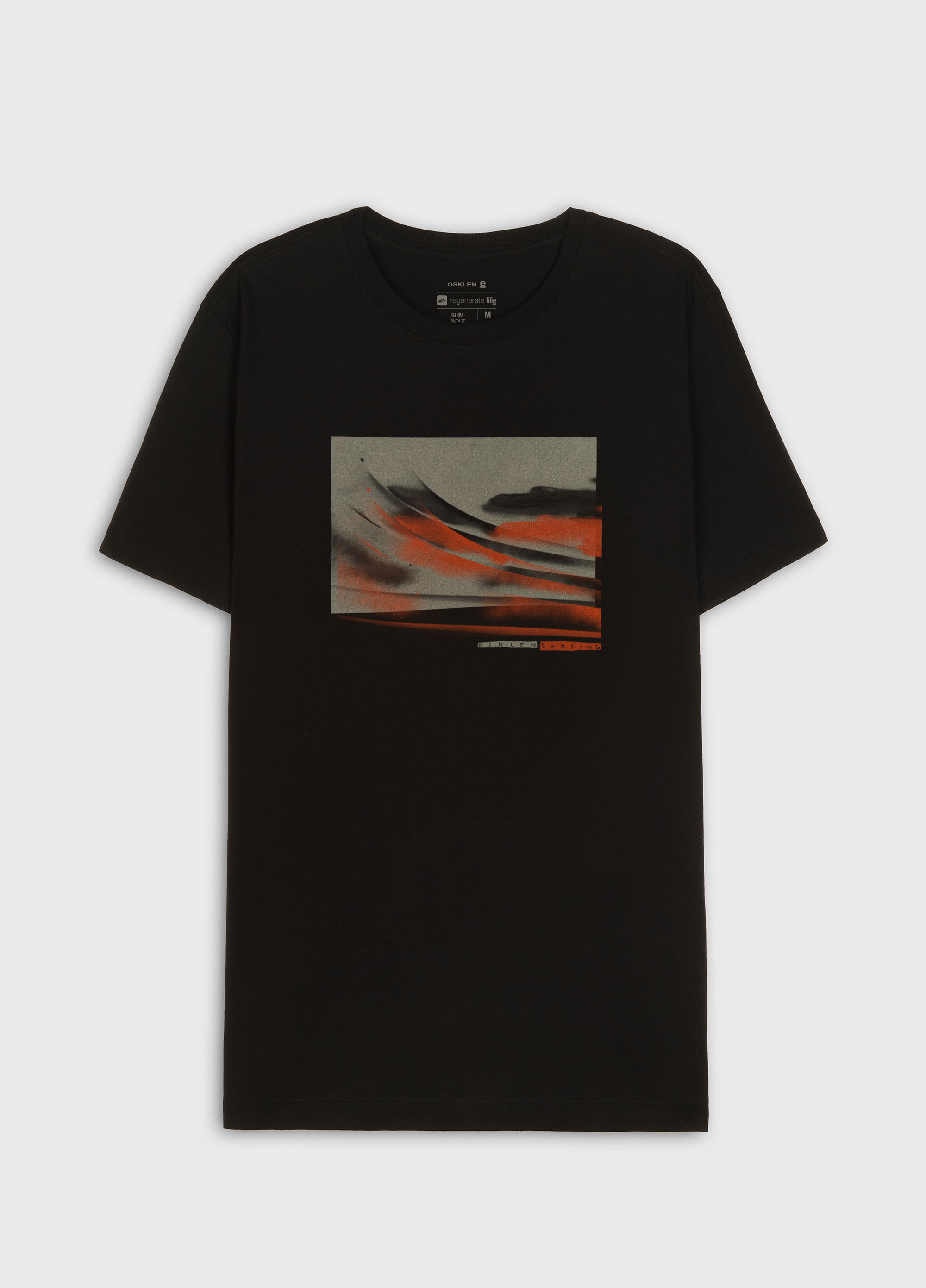 T-shirt vintage orange boards