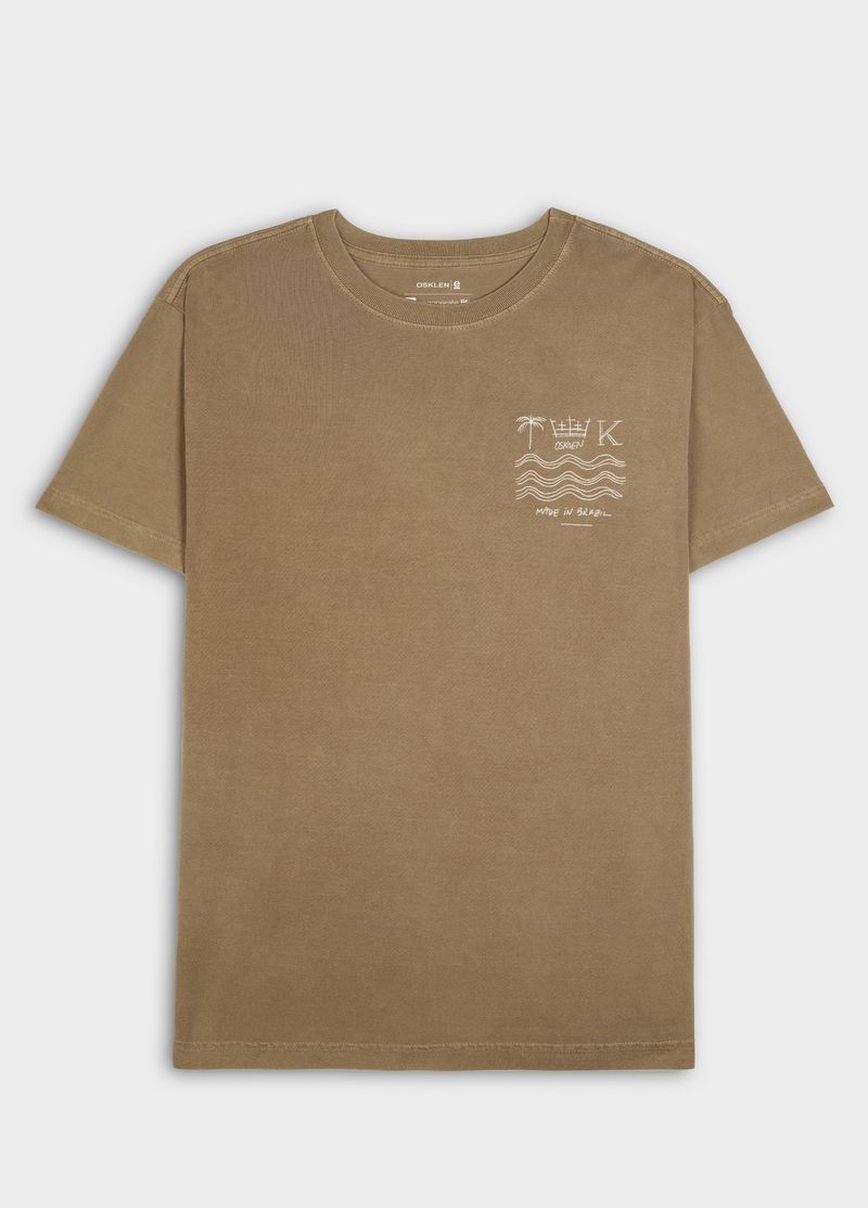 Tshirt Regular Stone Brasao Naive