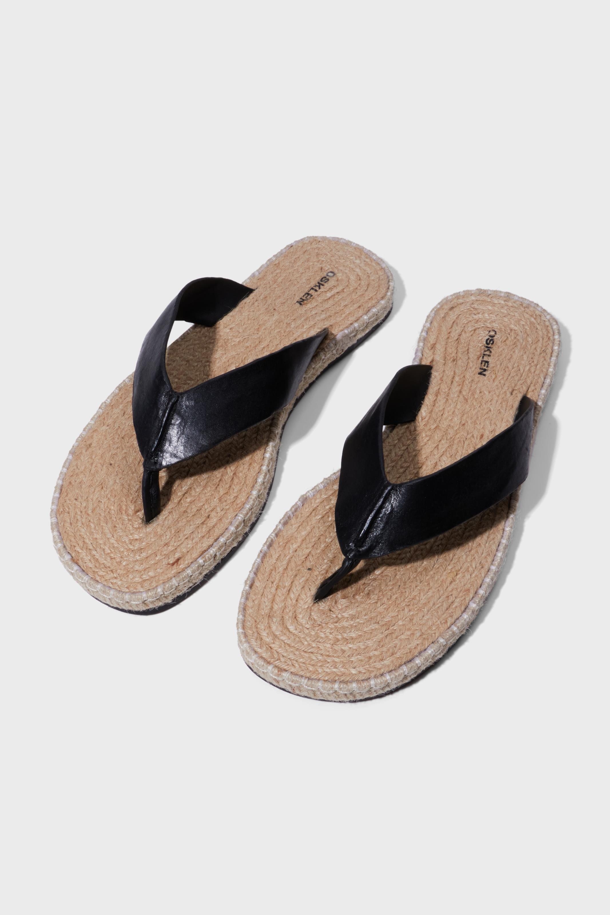 SANDALIA FLAT CORDA EBASICS MASC