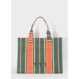 Bolsa tote color stripes