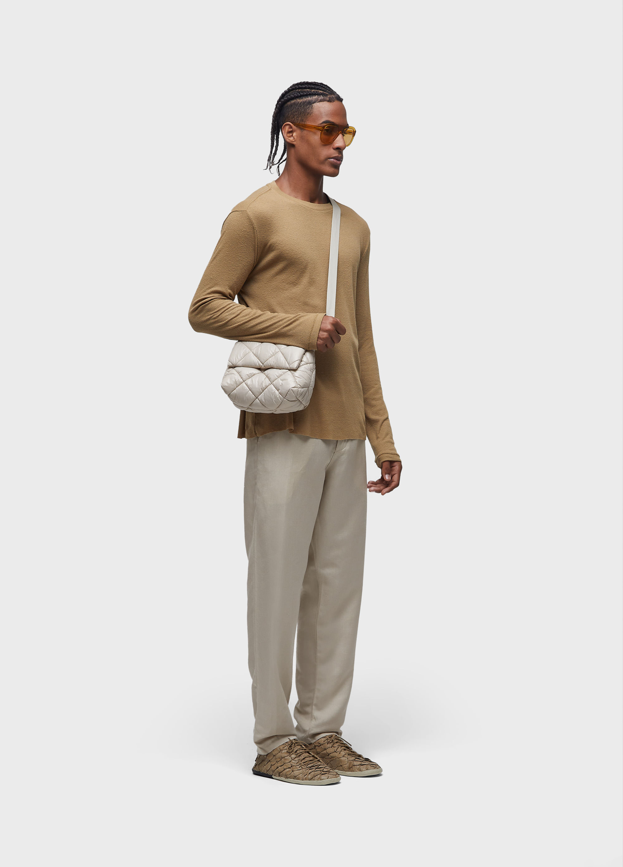 CALCA ALFAIATARIA FLUID LINEN