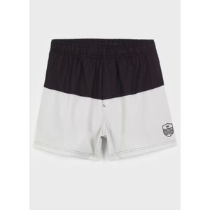 Beach short bicolor brasão
