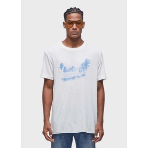 T-shirt light linen paisagem