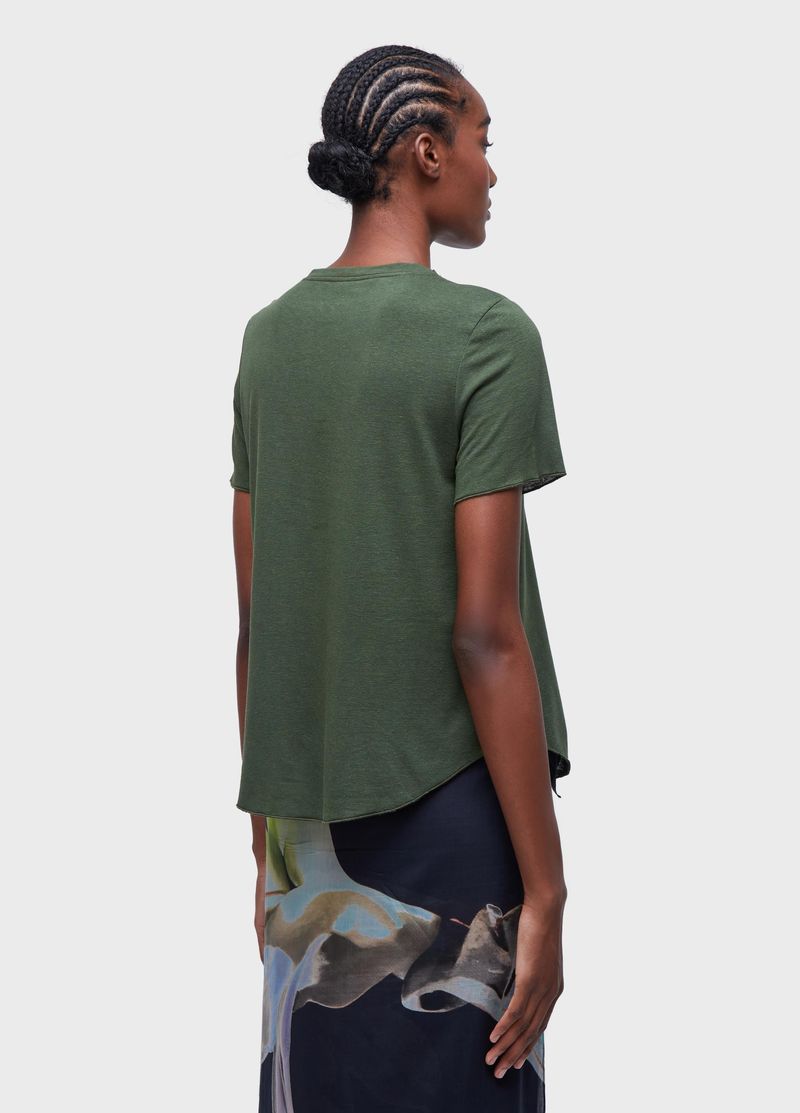 TSHIRT FEM LINEN INHOTIM ART