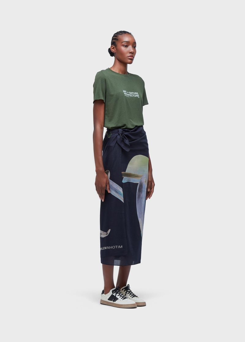 TSHIRT FEM LINEN INHOTIM ART